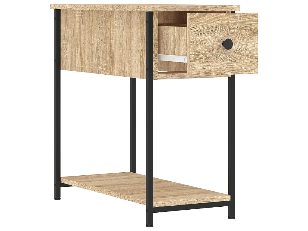 2er-Set Nachttische Nachtschrank Sonoma-Eiche 30x60x60 cm Holzwerkstoff -RN42582