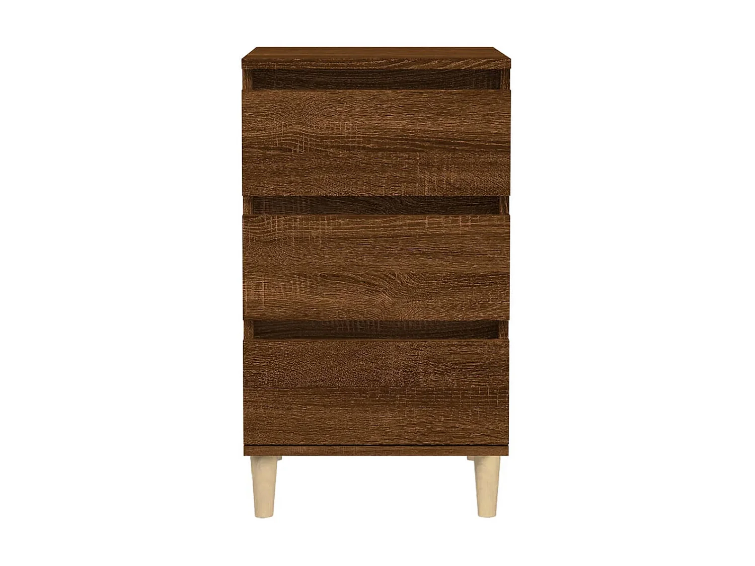 Nachttisch Nachtschrank Braun Eichen-Optik 40x35x70 cm Holzwerkstoff -RN16121