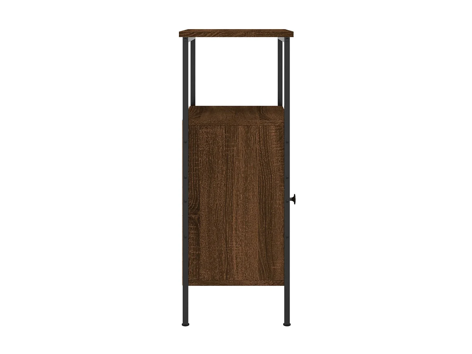 Nachttisch Nachtschrank Braun Eichen-Optik 41x31x80 cm Holzwerkstoff -RN33650