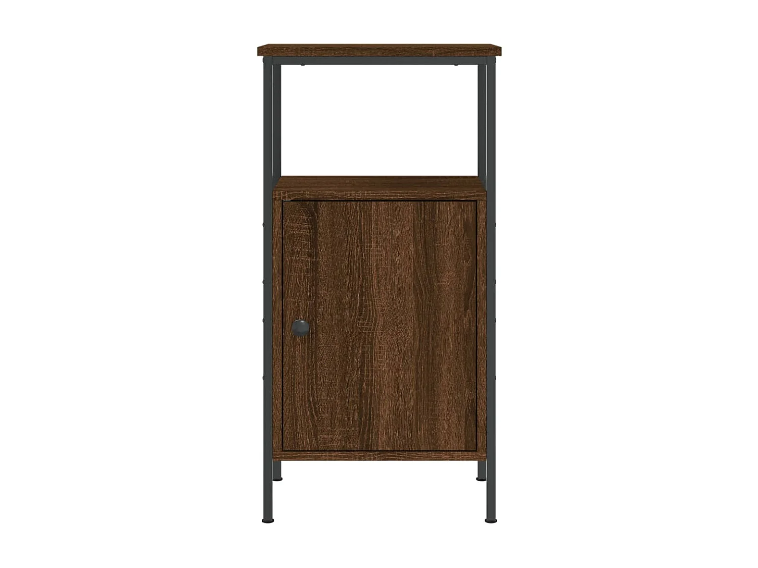 Nachttisch Nachtschrank Braun Eichen-Optik 41x31x80 cm Holzwerkstoff -RN33650