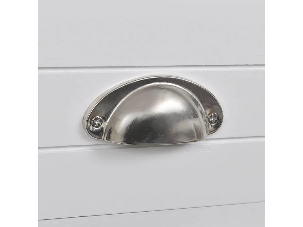 Nachttisch Nachtschrank mit 1 Schublade Weiß -RN18103