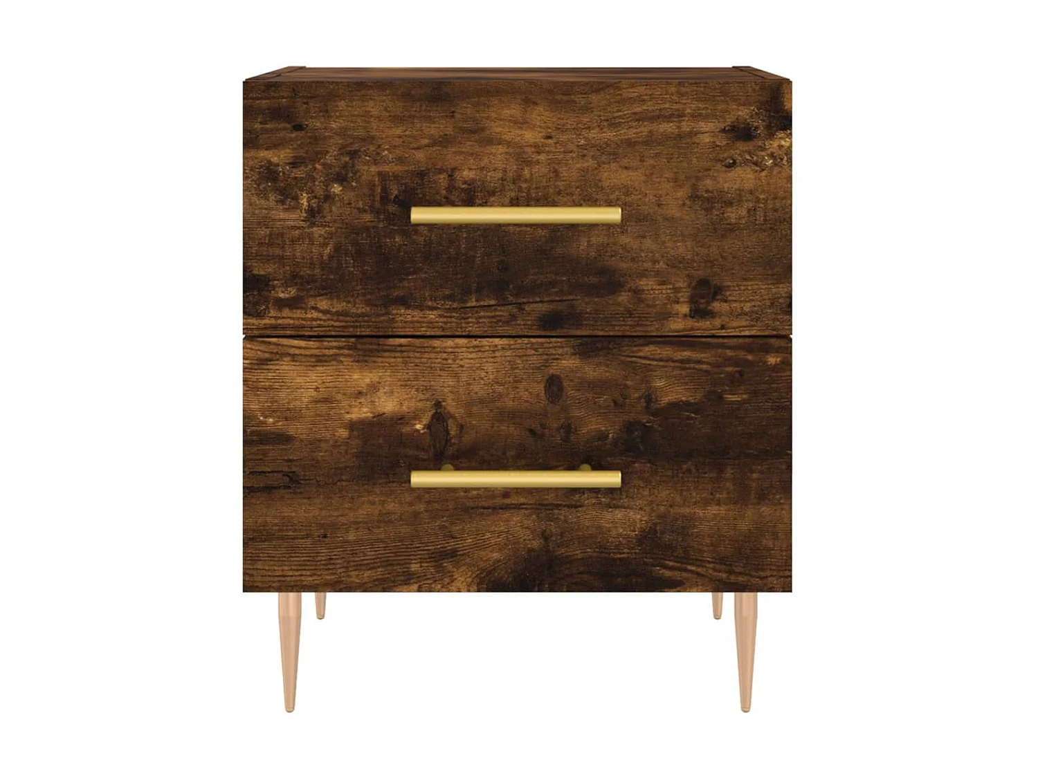 Nachttisch Nachtschrank Räuchereiche 40x35x47,5 cm Holzwerkstoff -RN70002