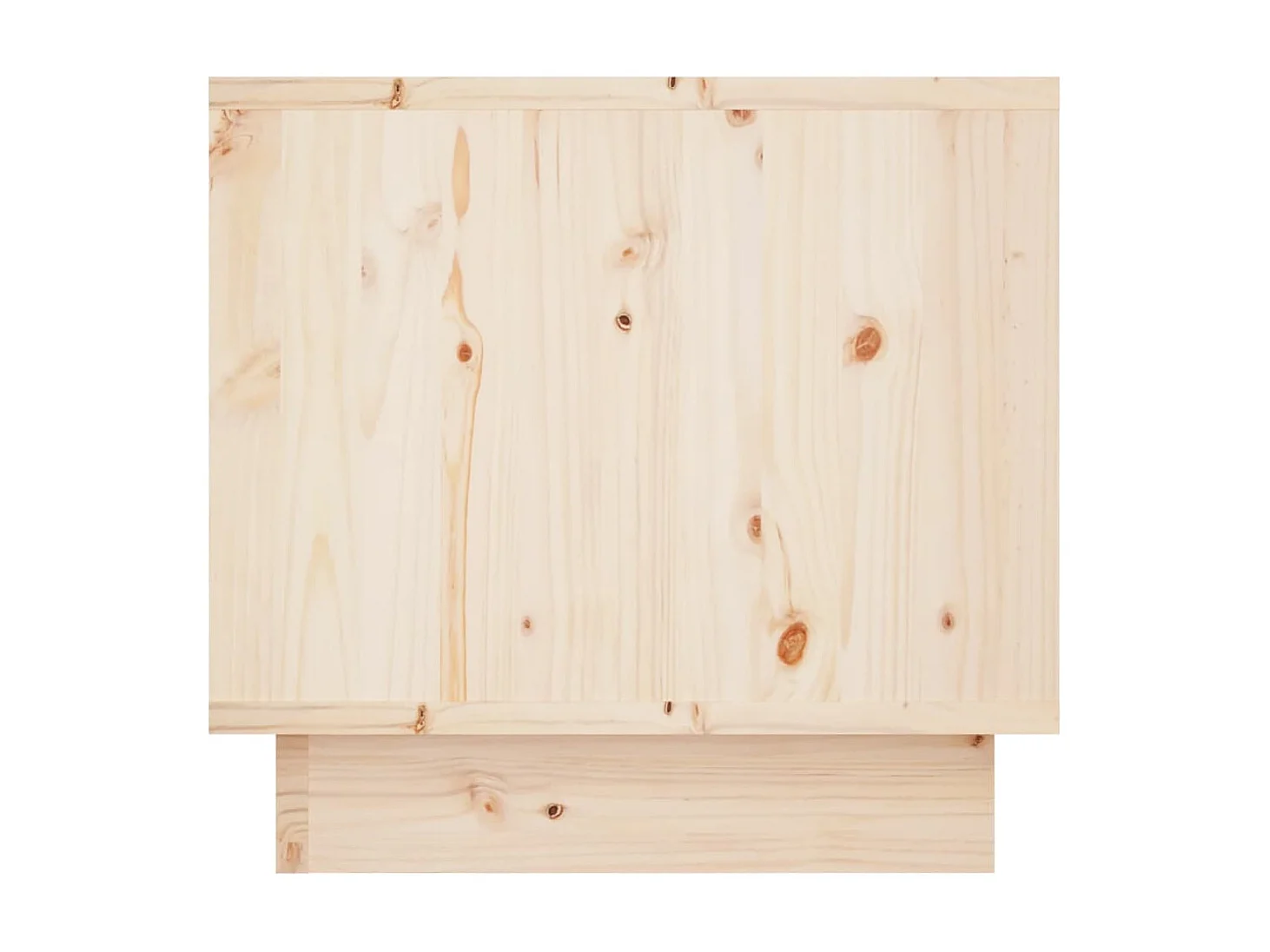 Nachttisch Nachtschrank 35x34x32 cm Massivholz Kiefer -RN44545