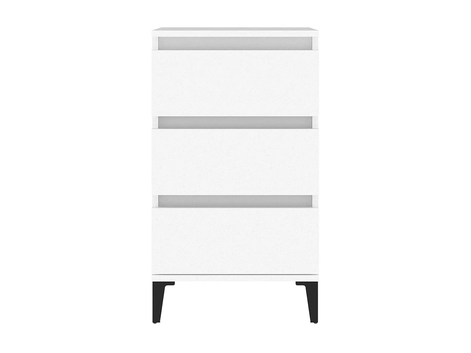 Nachttisch Nachtschrank Weiß 40x35x70 cm Holzwerkstoff -RN61985