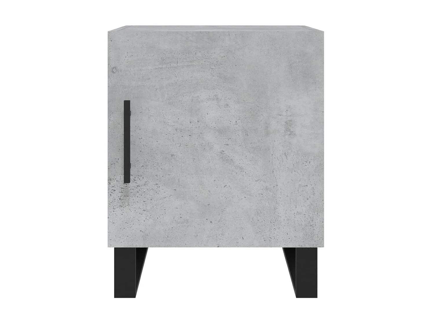 2er-Set Nachttische Nachtschrank Betongrau 40x40x50 cm Holzwerkstoff -RN39537