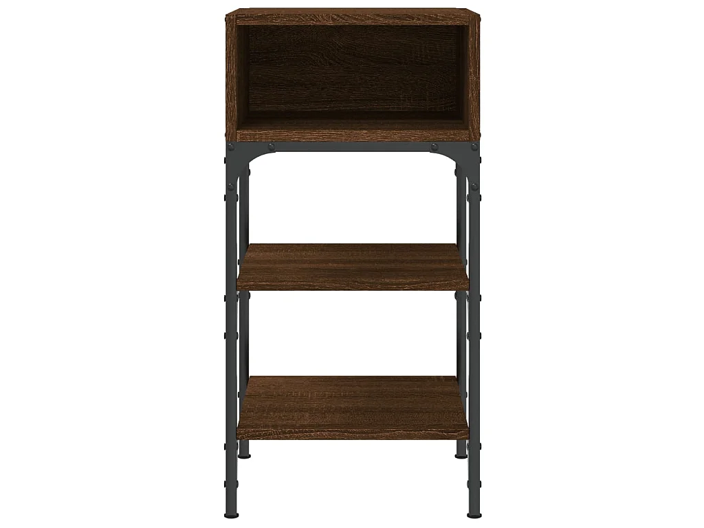 2er-Set Nachttische Nachtschrank Braun Eichen-Optik 35x34,5x70cm Holzwerkstoff -RN26043