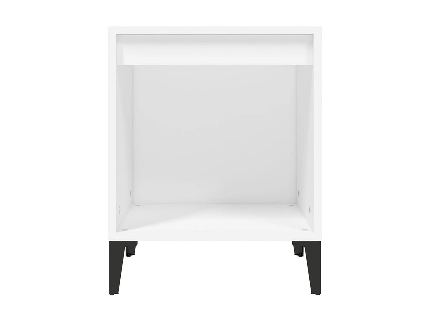 Nachttisch Nachtschrank Weiß 40x35x50 cm -RN43635