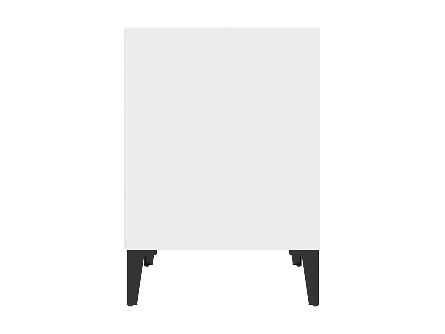 Nachttisch Nachtschrank Weiß 40x35x50 cm -RN43635