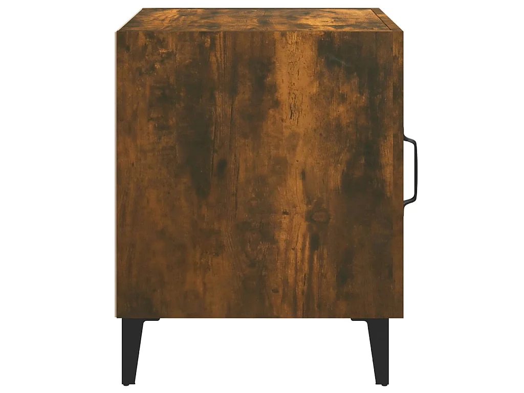 Nachttisch Nachtschrank Räuchereiche Holzwerkstoff -RN87339