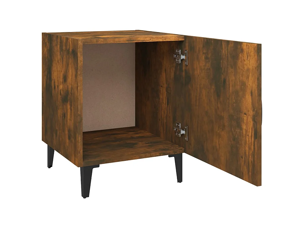 Nachttisch Nachtschrank Räuchereiche Holzwerkstoff -RN87339