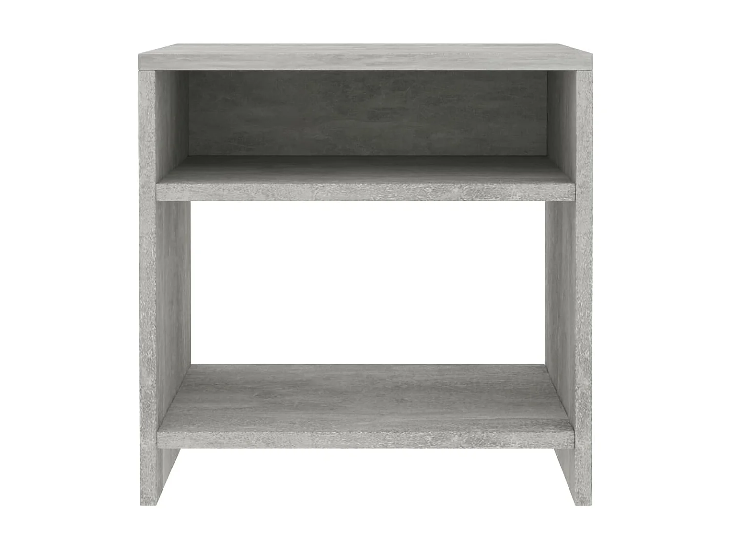 2er-Set Nachttische Nachtschrank Betongrau 40x30x40 cm Holzwerkstoff -RN89420