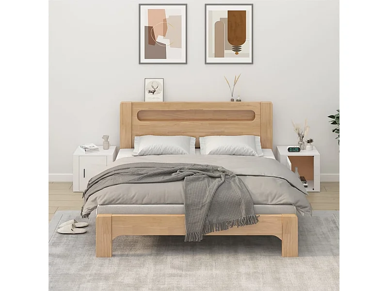 2er-Set Nachttische Nachtschrank Hochglanz-Weiß 50x39x47 cm -RN26813