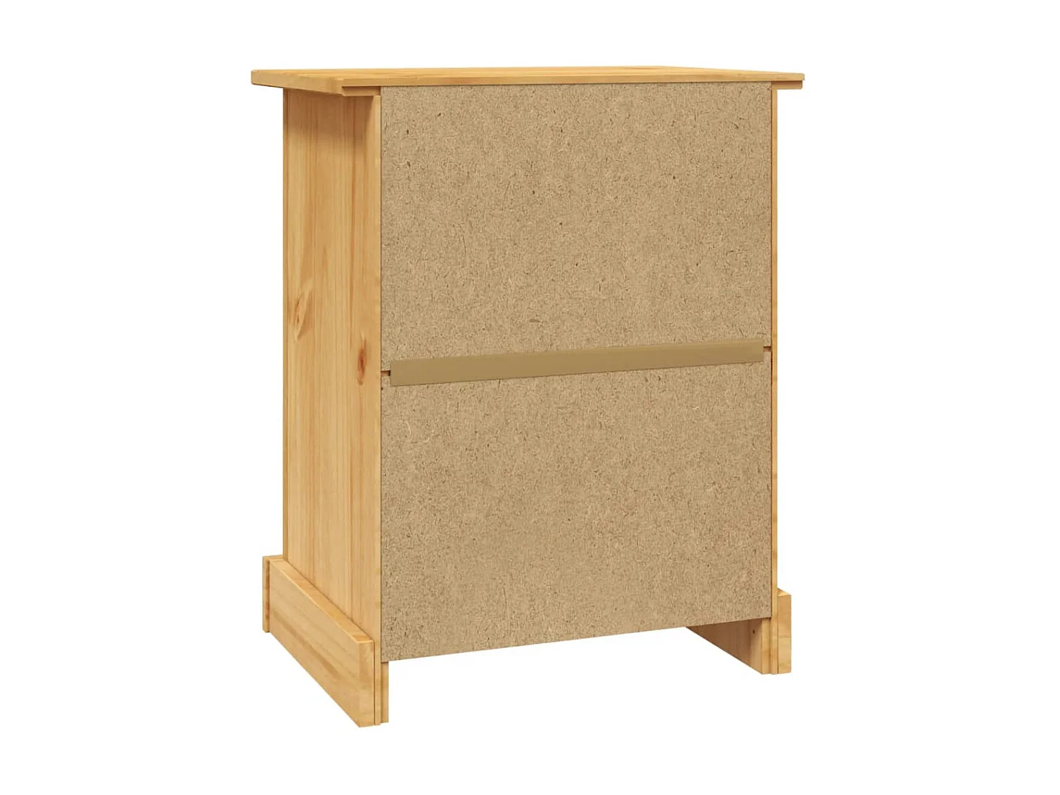 Nachttisch Nachtschrank im Mexiko-Stil Kiefer Massiv 53x39x66 cm -RN42921