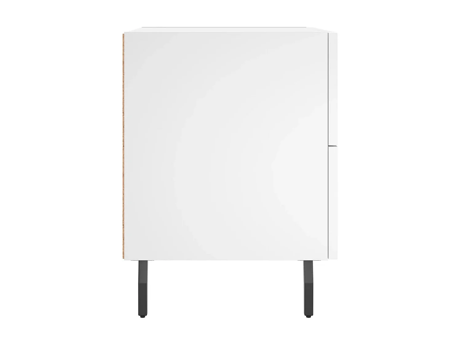 2er-Set Nachttische Nachtschrank Weiß 40x35x47,5 cm Holzwerkstoff -RN29915