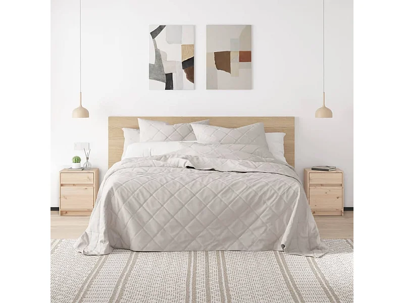 Nachttische Nachtschrank 40x31x50 cm Massivholz Kiefer -RN82481