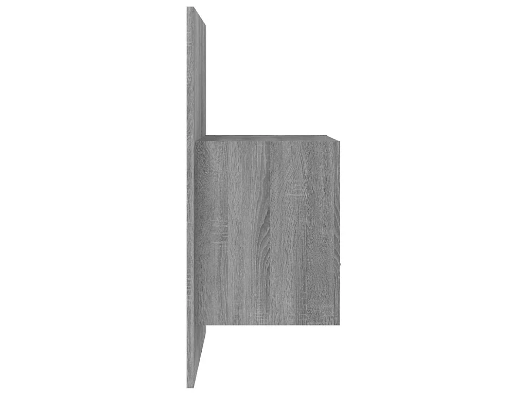 Wand-Nachttisch Grau Nachtschrank Sonoma -RN83184