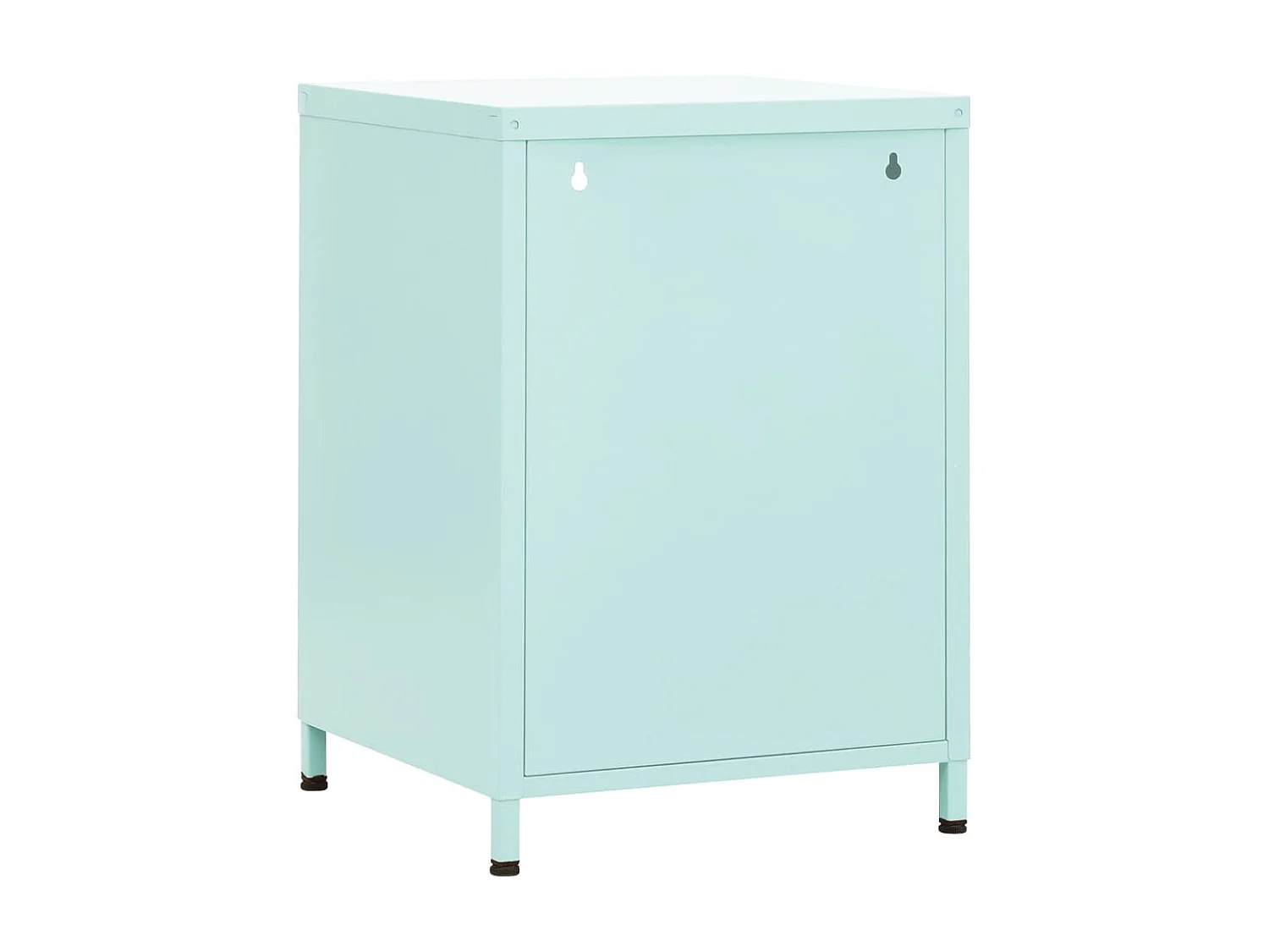 2er-Set Nachttische Nachtschrank Minzgrün 35x35x51 cm Stahl -RN67824