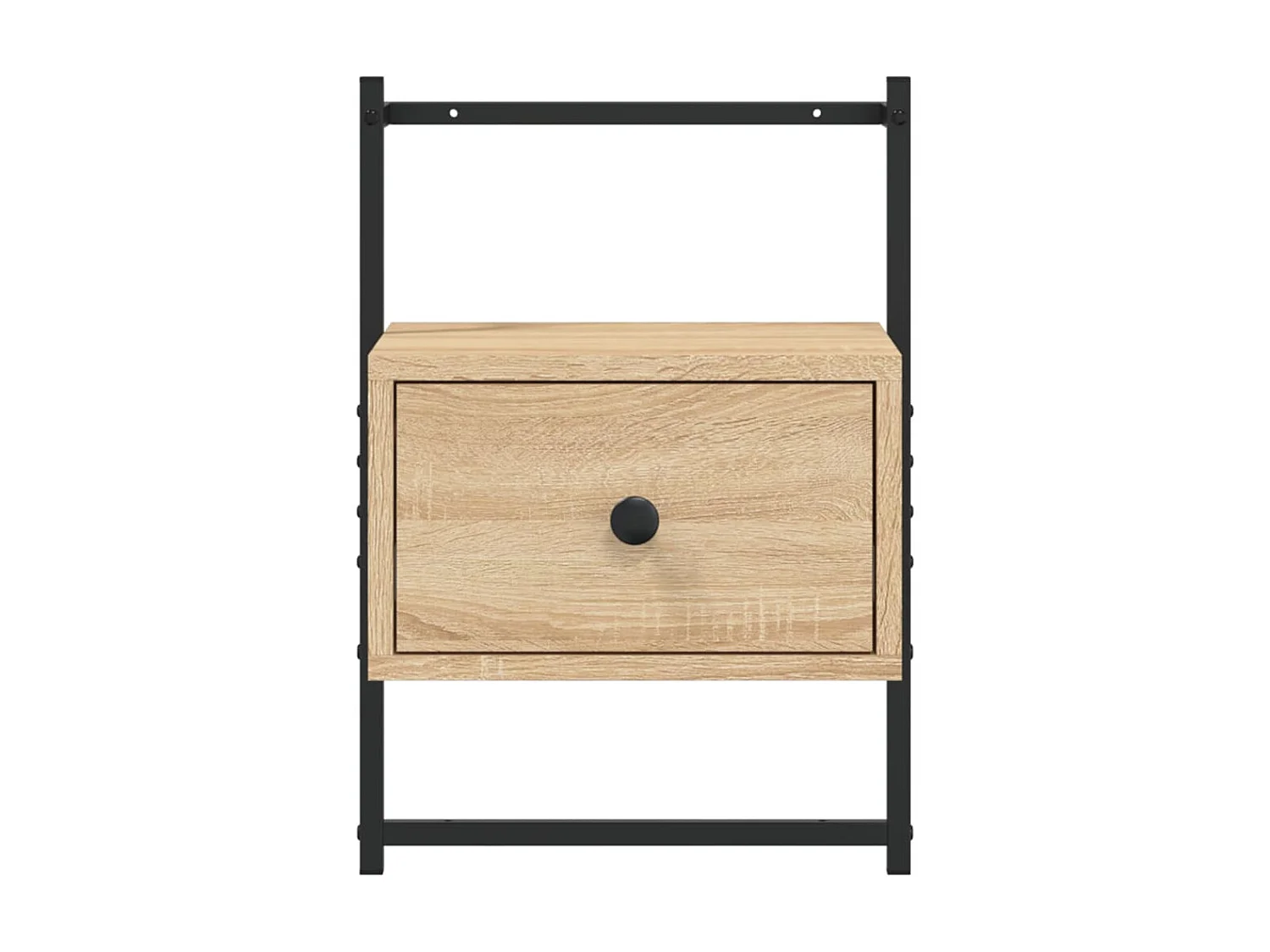 Wand-Nachttisch Nachtschrank Sonoma-Eiche 35x30x51 cm Holzwerkstoff -RN92365