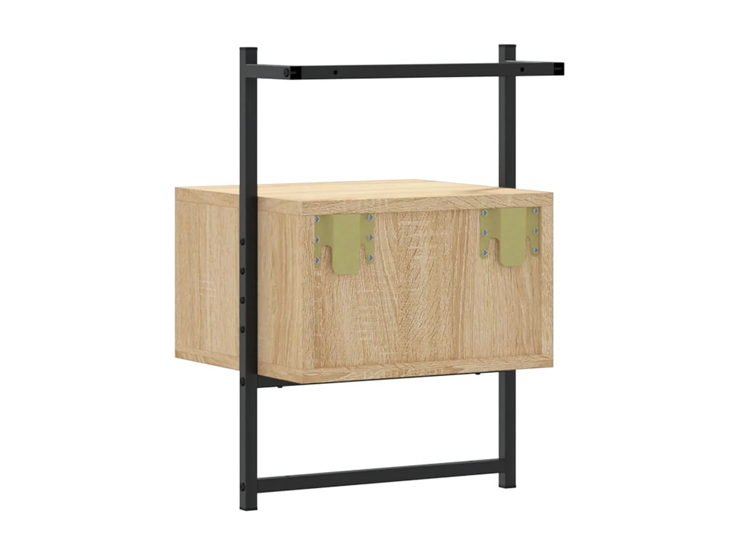 Wand-Nachttisch Nachtschrank Sonoma-Eiche 35x30x51 cm Holzwerkstoff -RN92365