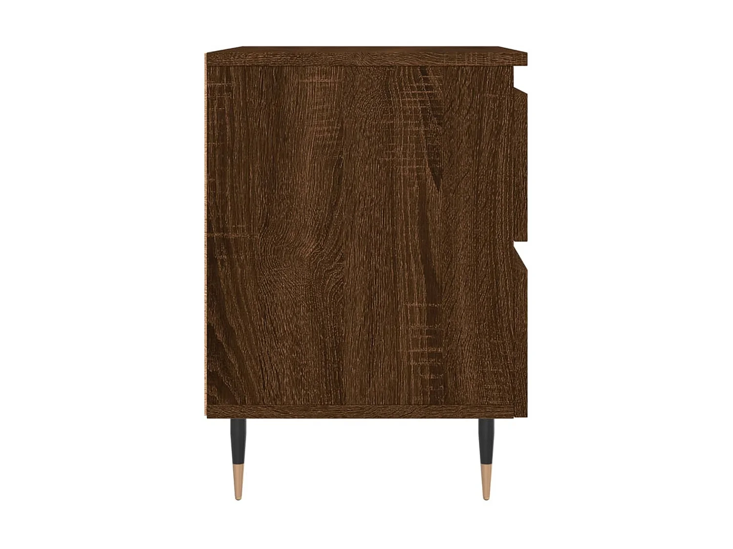 Nachttisch Nachtschrank Braun Eichen-Optik 40x35x50 cm Holzwerkstoff -RN89388