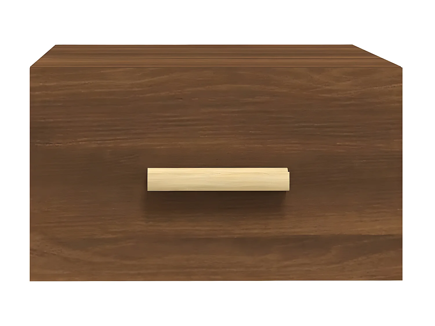 Wand-Nachttisch Nachtschrank Braun Eichen-Optik 35x35x20 cm -RN79505