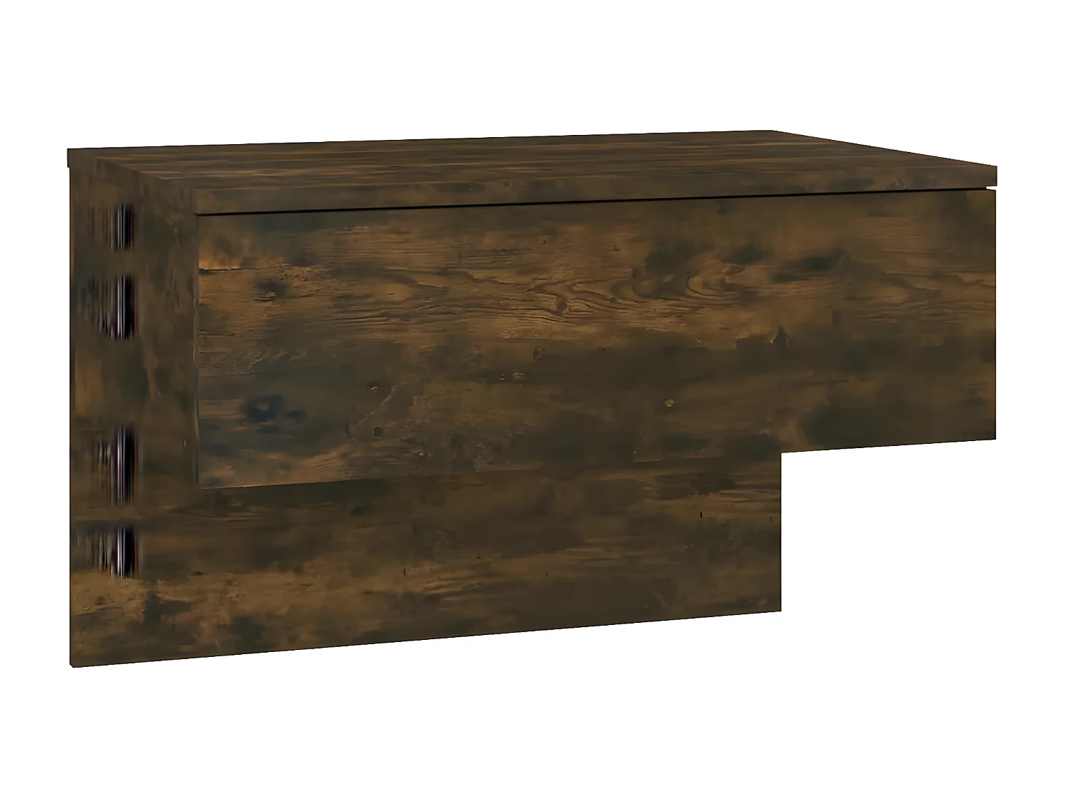 2er-Set Wand-Nachttische Nachtschrank Räuchereiche -RN81923