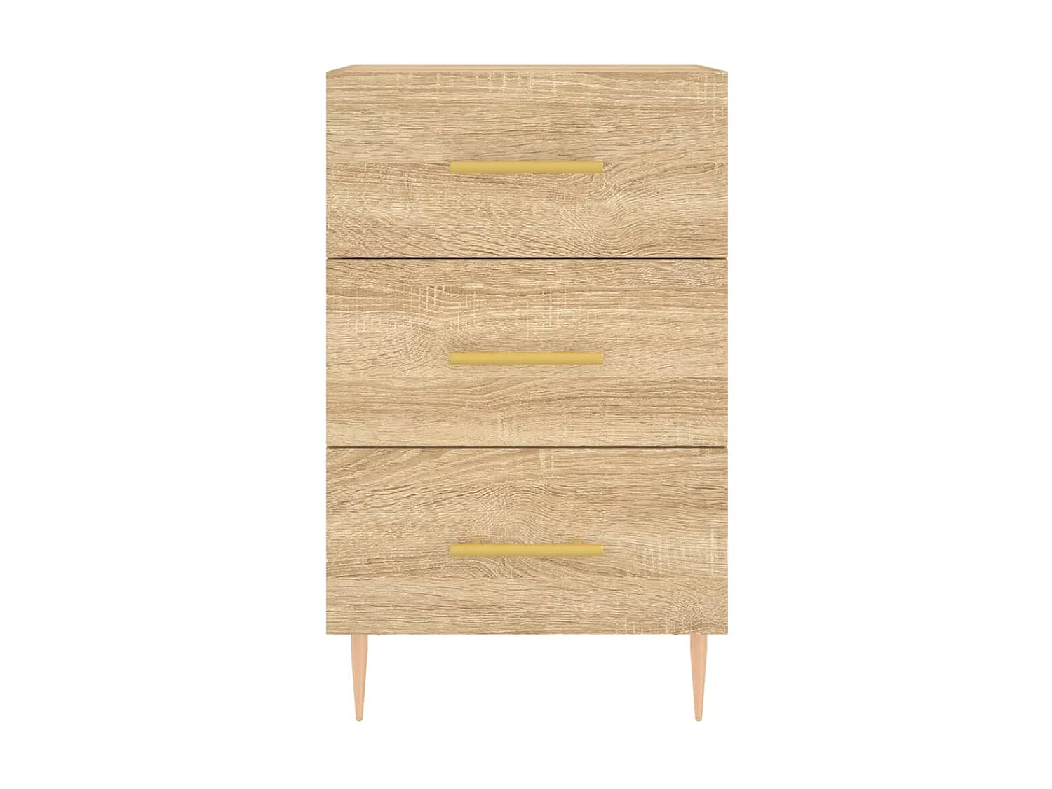 Nachttisch Nachtschrank Sonoma-Eiche 40x40x66 cm Holzwerkstoff -RN19796