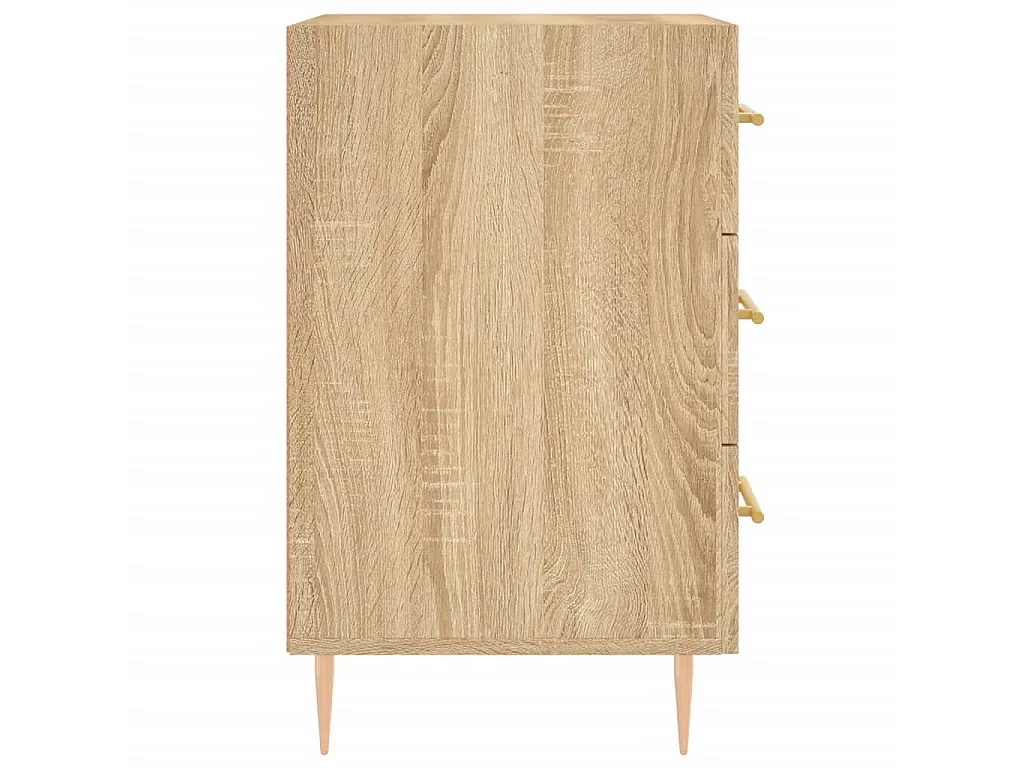 Nachttisch Nachtschrank Sonoma-Eiche 40x40x66 cm Holzwerkstoff -RN19796