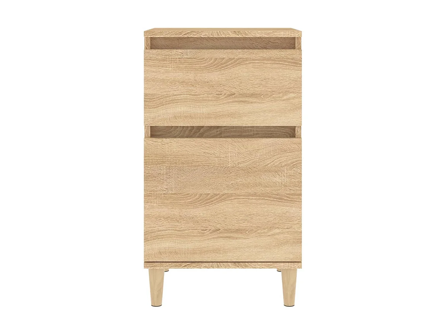 2er-Set Nachttische Nachtschrank Sonoma-Eiche 40x35x70 cm -RN15513