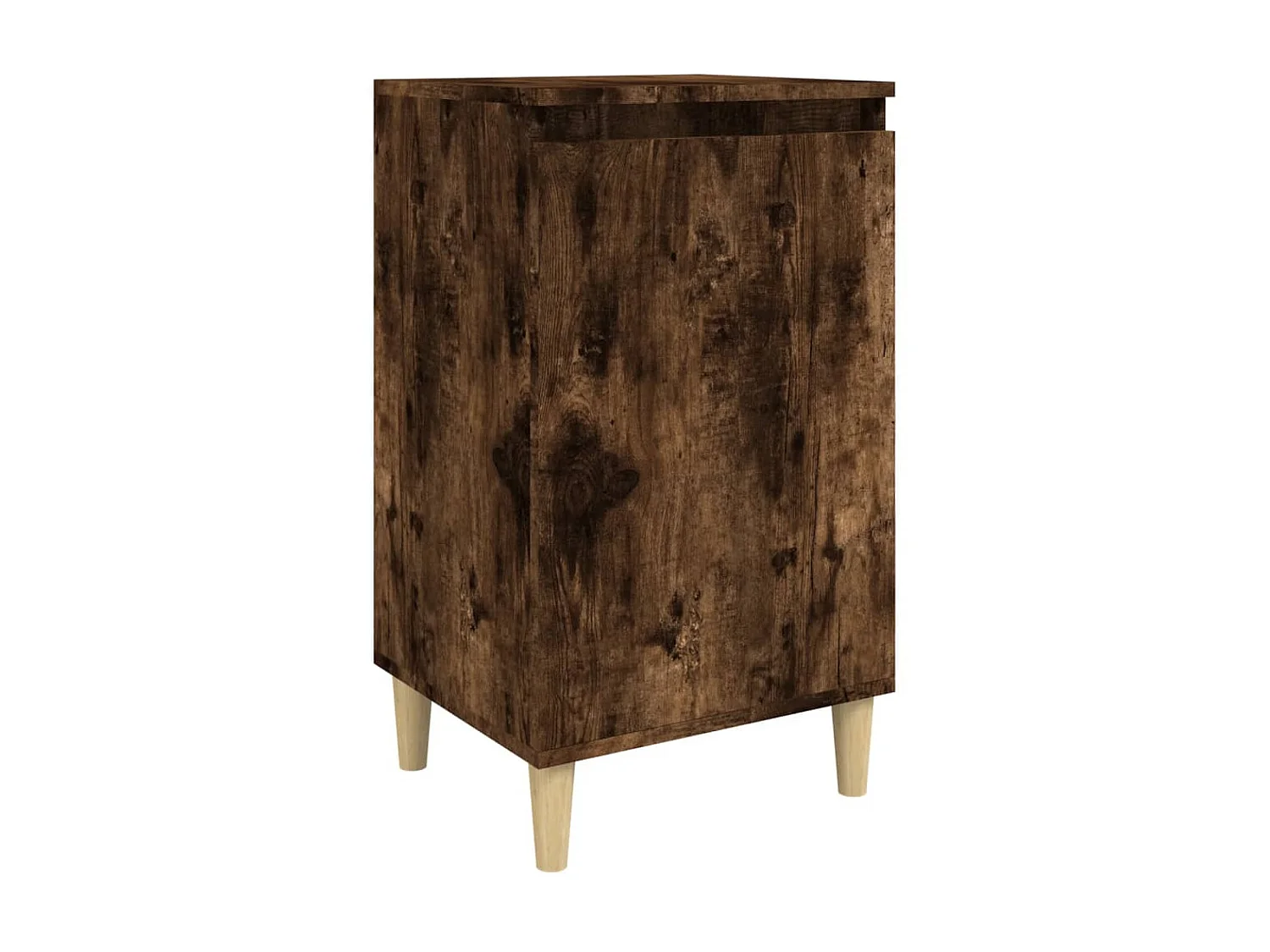 Nachttisch Nachtschrank Räuchereiche 40x35x70 cm Holzwerkstoff -RN36961