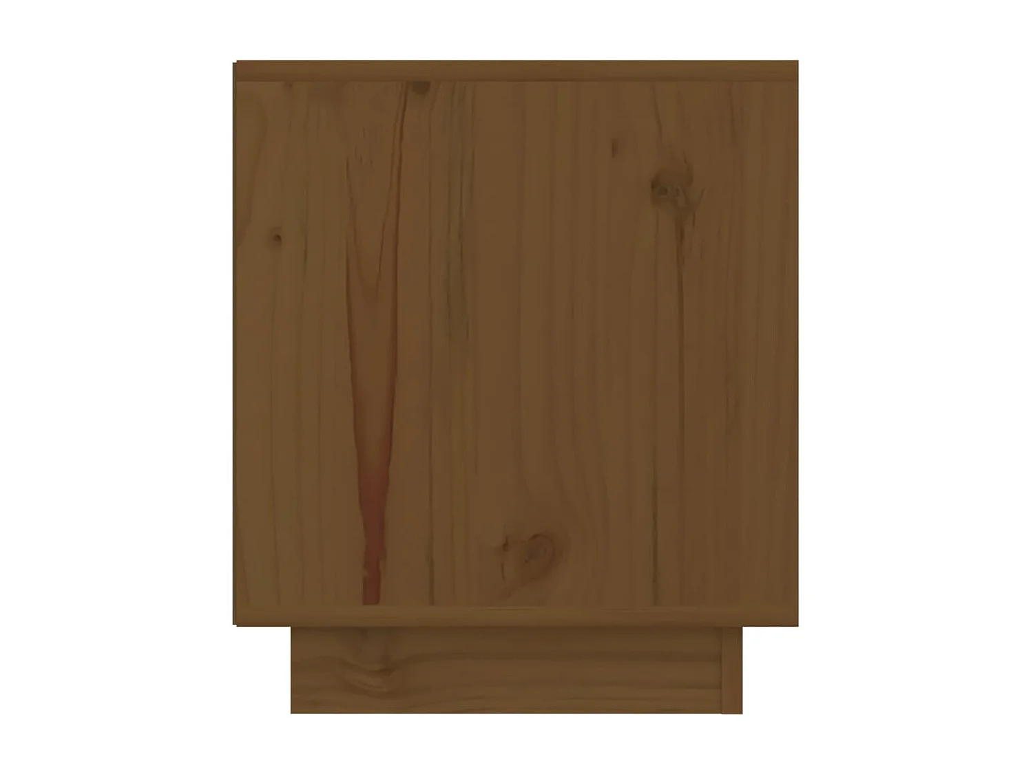 Nachttisch Nachtschrank Honigbraun 40x34x40 cm Massivholz Kiefer -RN98316