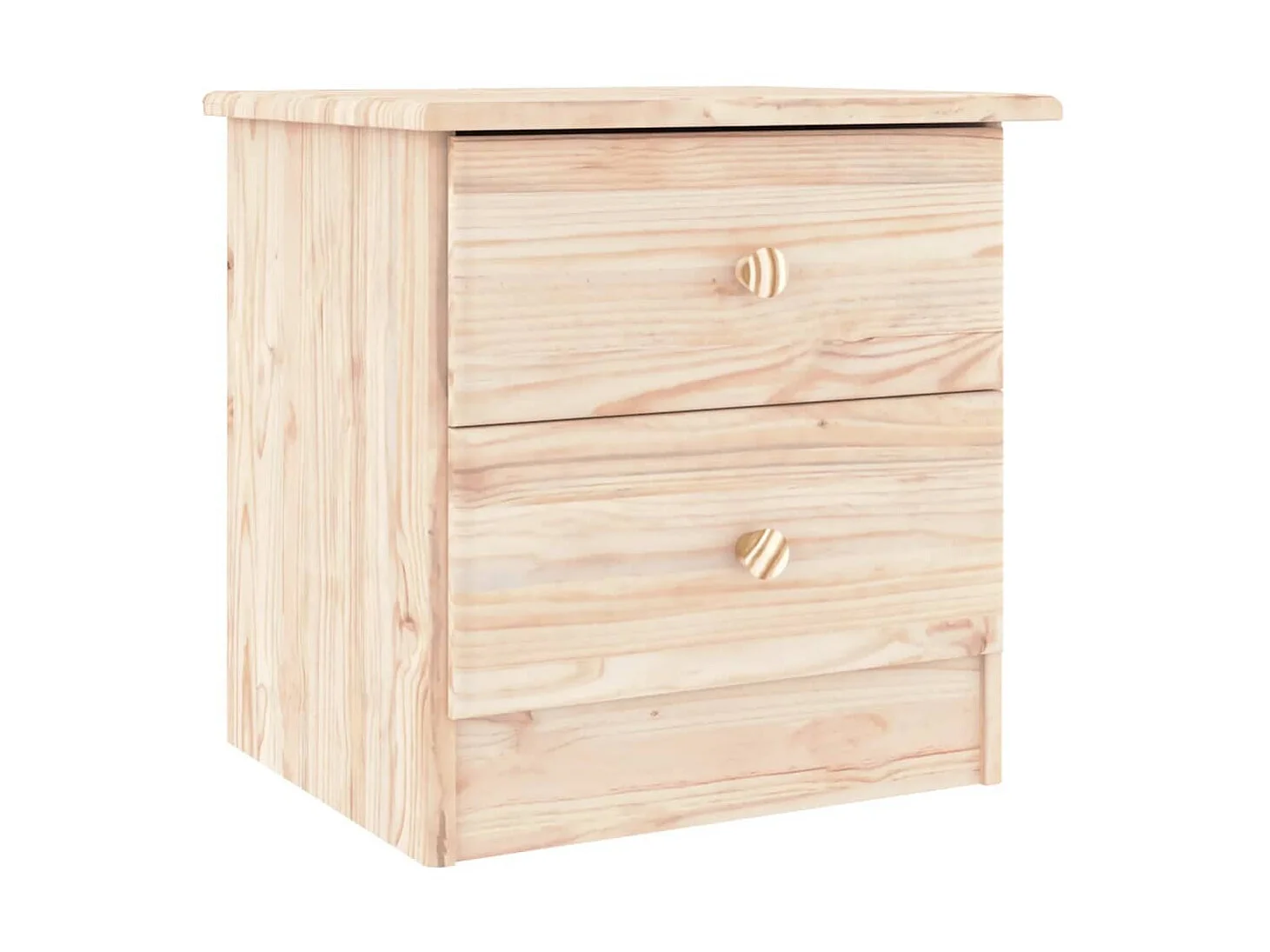 Nachttisch Nachtschrank ALTA 43x35x40,5 cm Massivholz Kiefer -RN47117