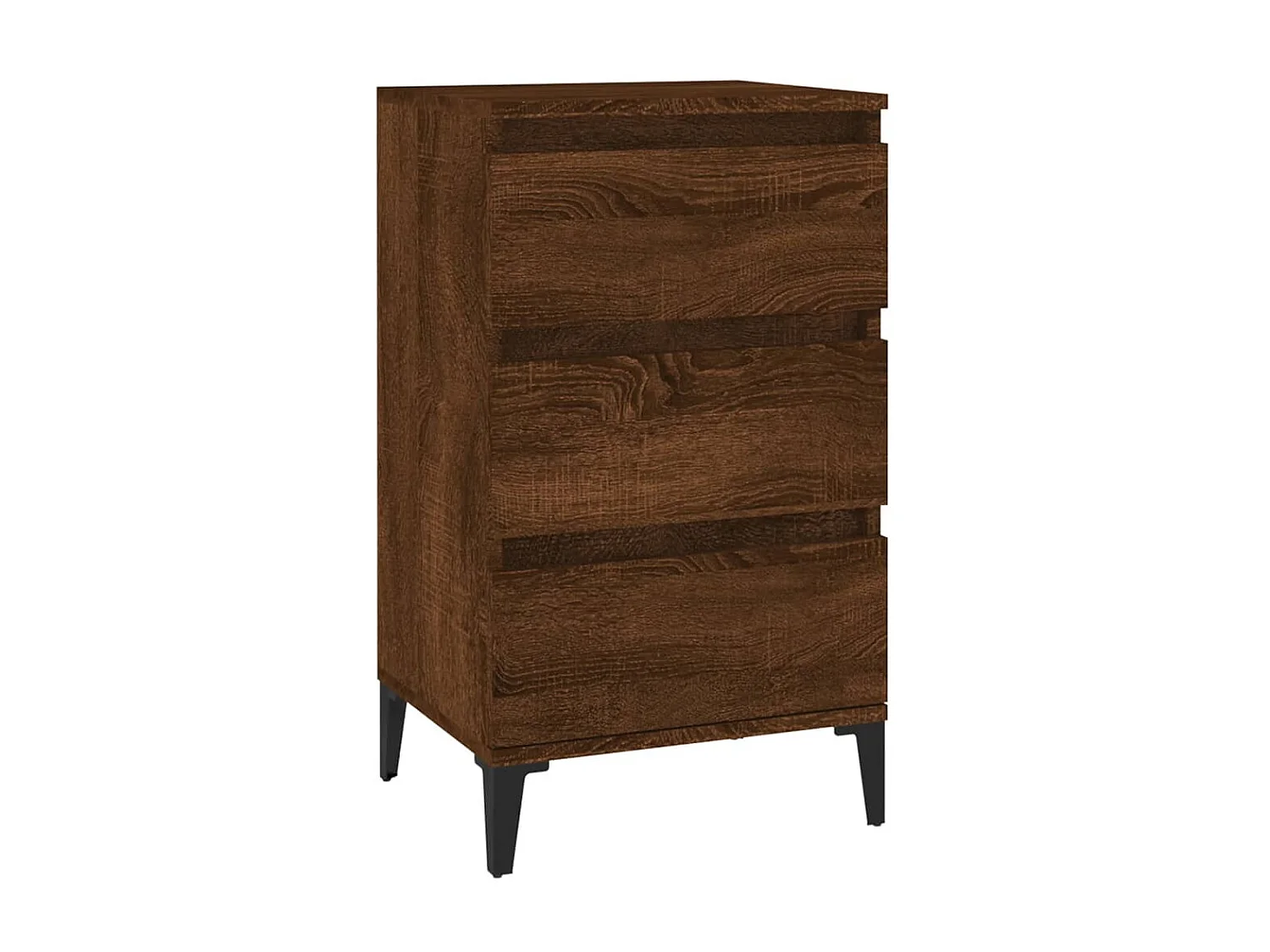 Nachttisch Nachtschrank Braun Eichen-Optik 40x35x70 cm Holzwerkstoff -RN24219