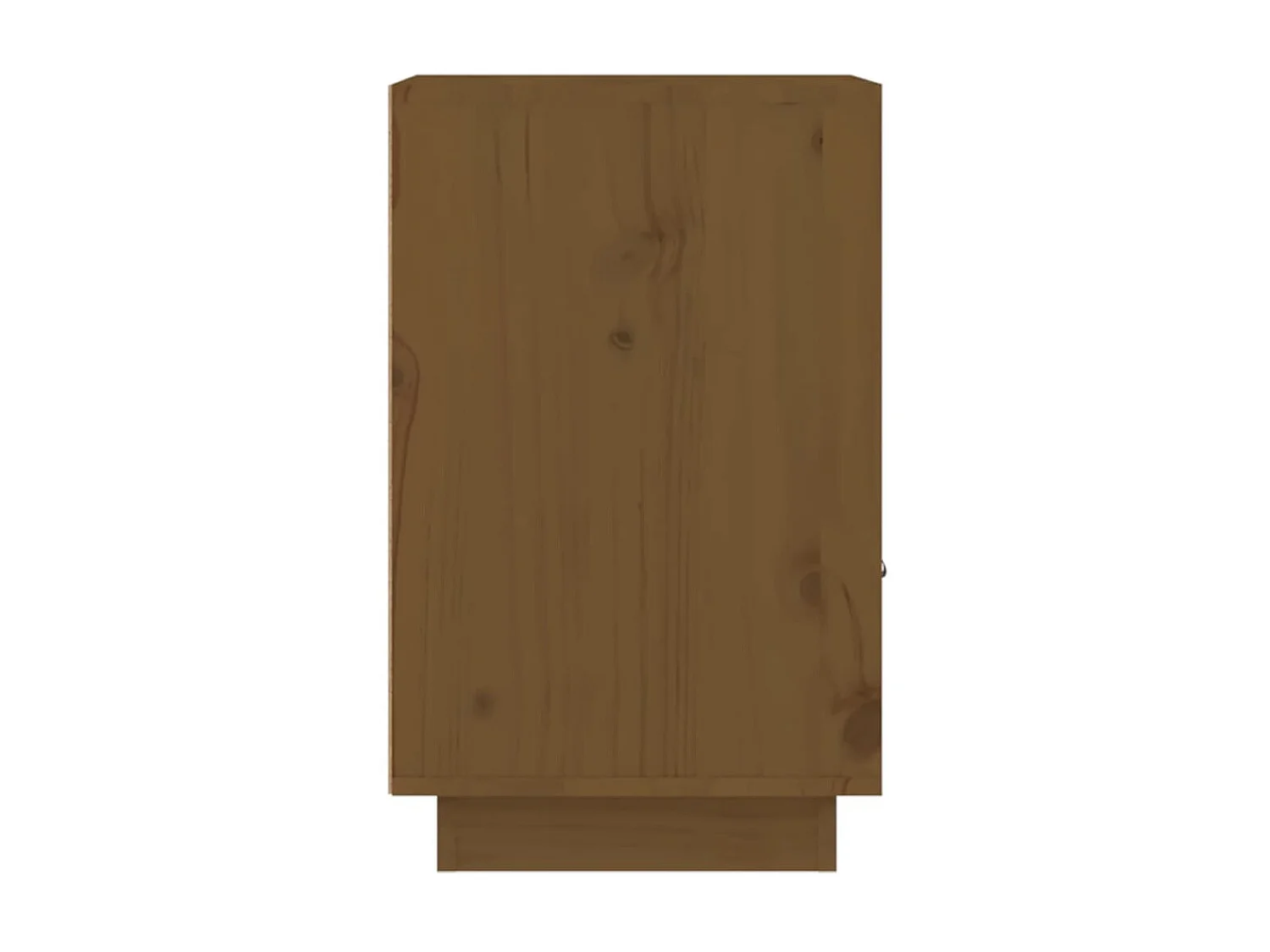 Nachttisch Nachtschrank Honigbraun 40x34x55 cm Massivholz Kiefer -RN69885