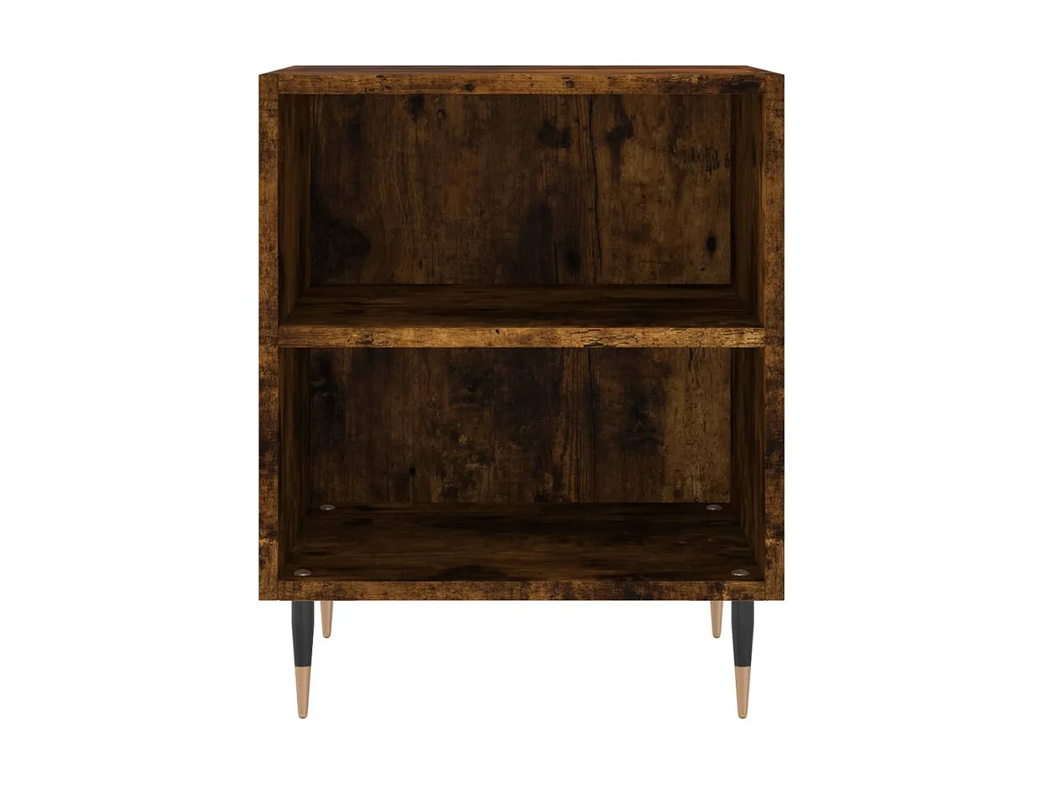 2er-Set Nachttische Nachtschrank Räuchereiche 40x30x50 cm Holzwerkstoff -RN12218