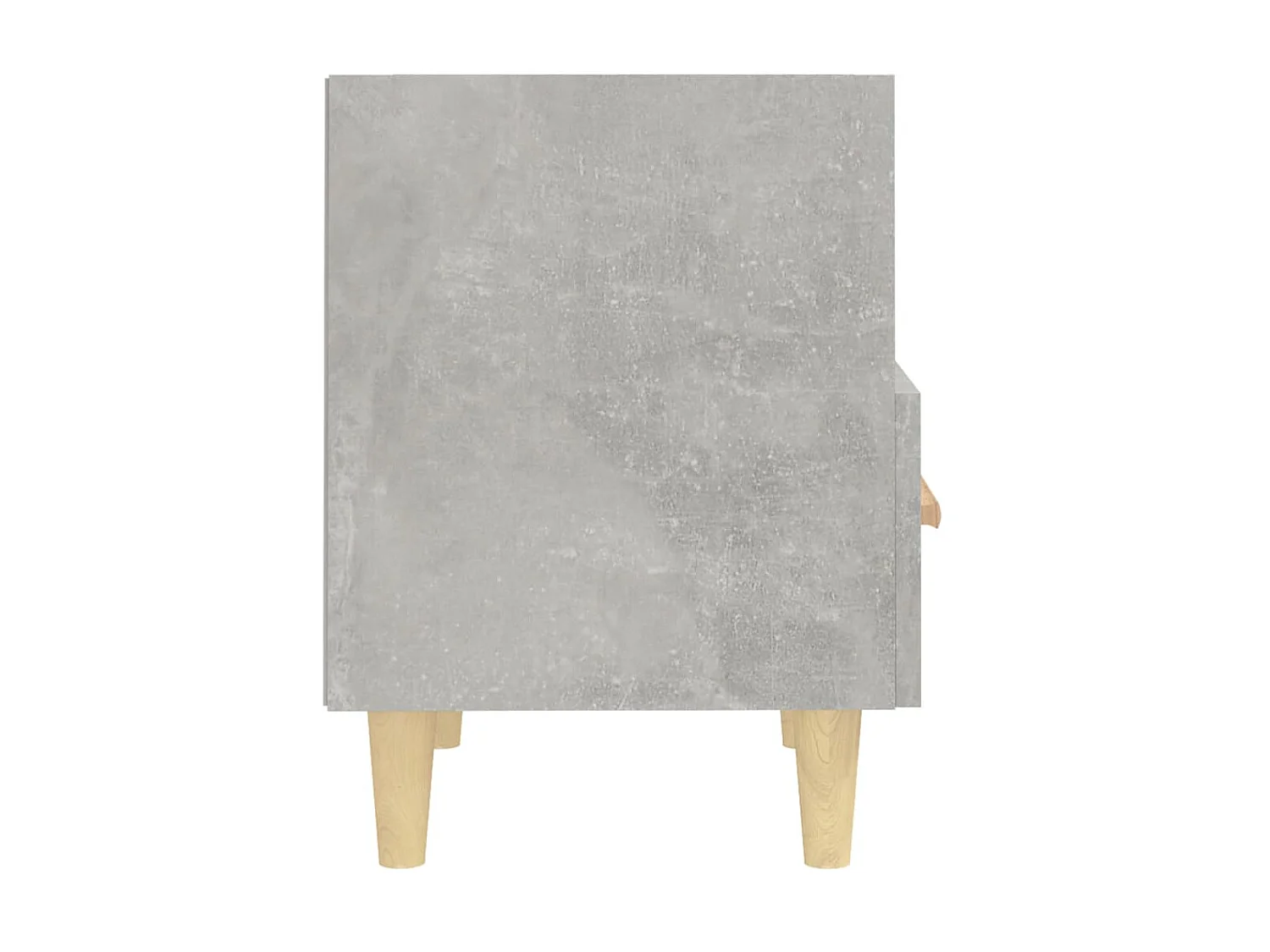 2er-Set Nachttische Nachtschrank Betongrau 40x35x47 cm -RN34878