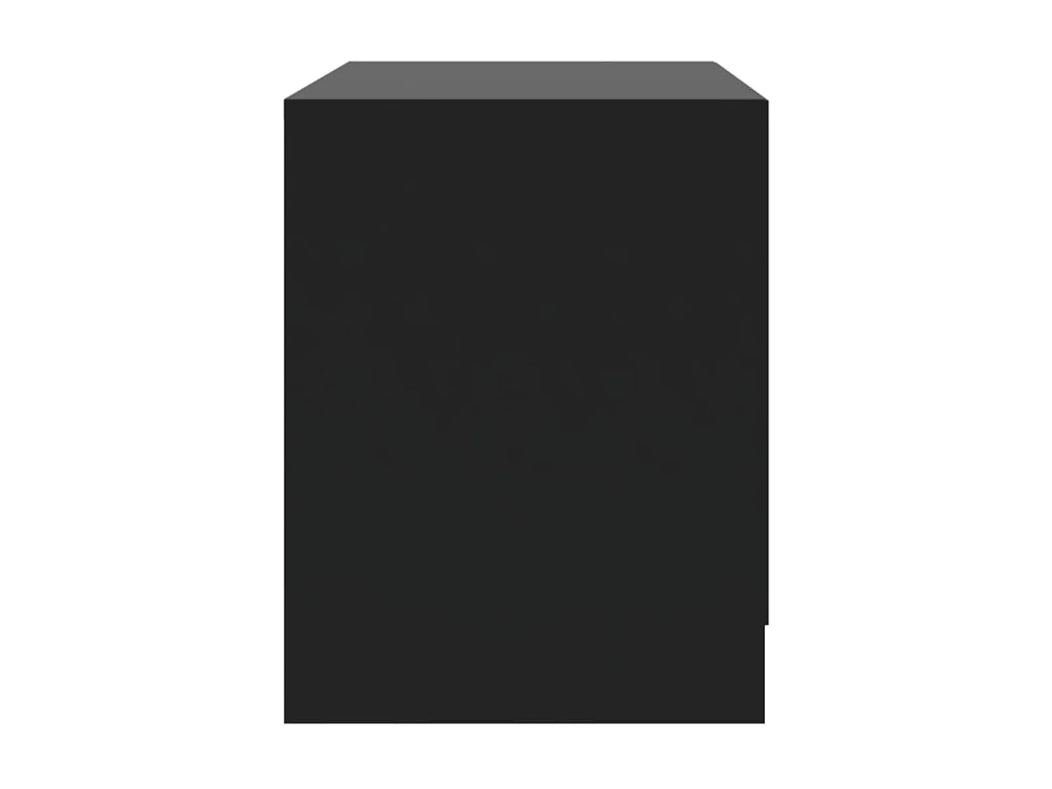 2er-Set Nachttische Nachtschrank Schwarz 45x34,5x44,5 cm Holzwerkstoff -RN45452