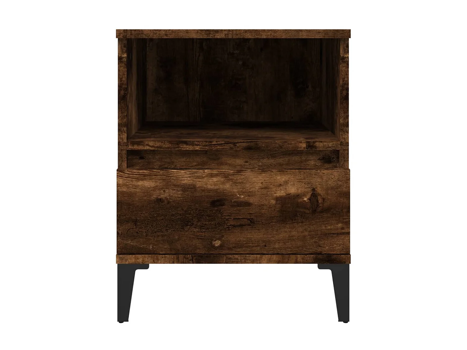 Nachttisch Nachtschrank Räuchereiche 40x35x50 cm -RN89371