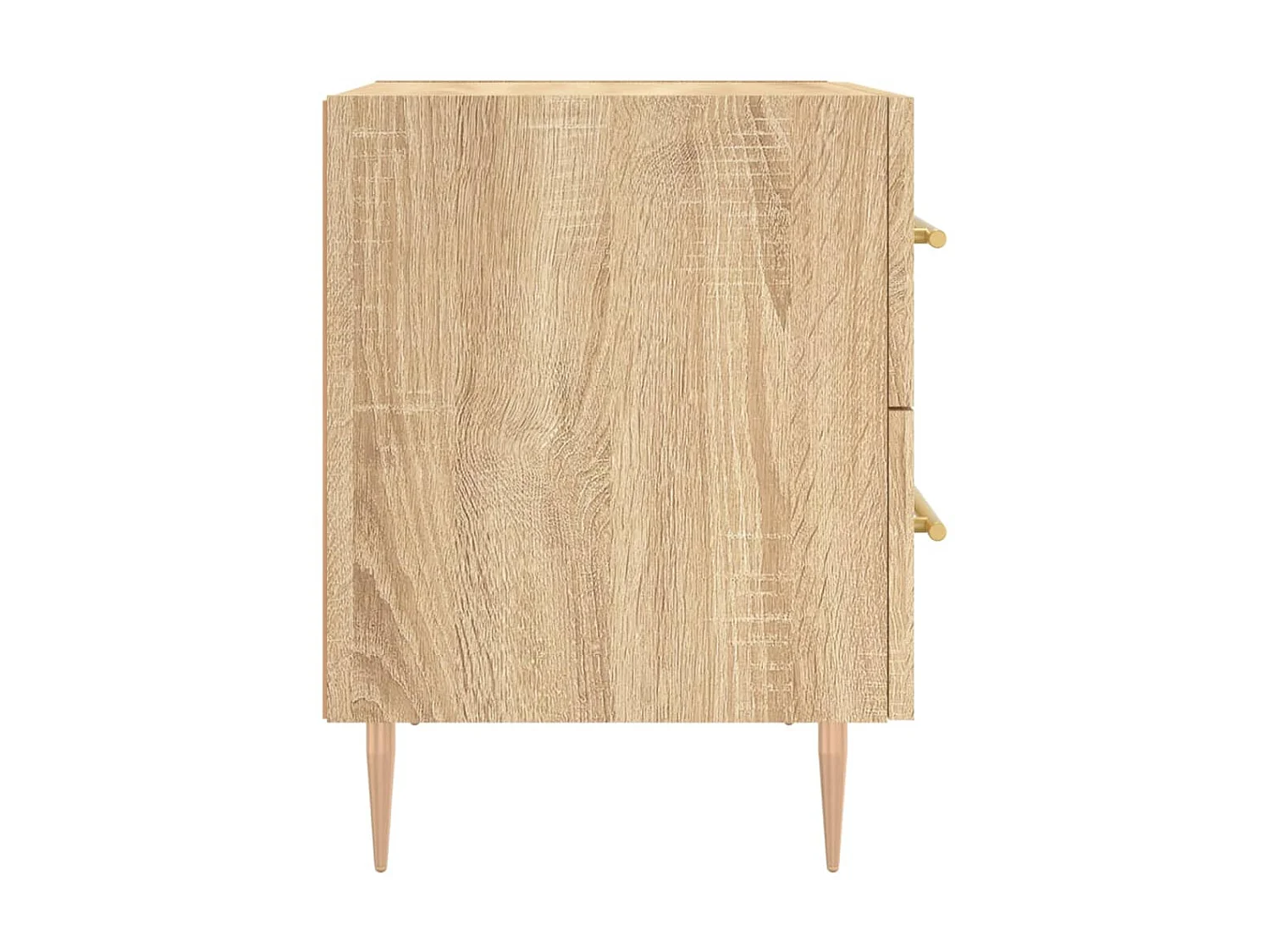 2er-Set Nachttische Nachtschrank Sonoma-Eiche 40x35x47,5 cm Holzwerkstoff -RN65303