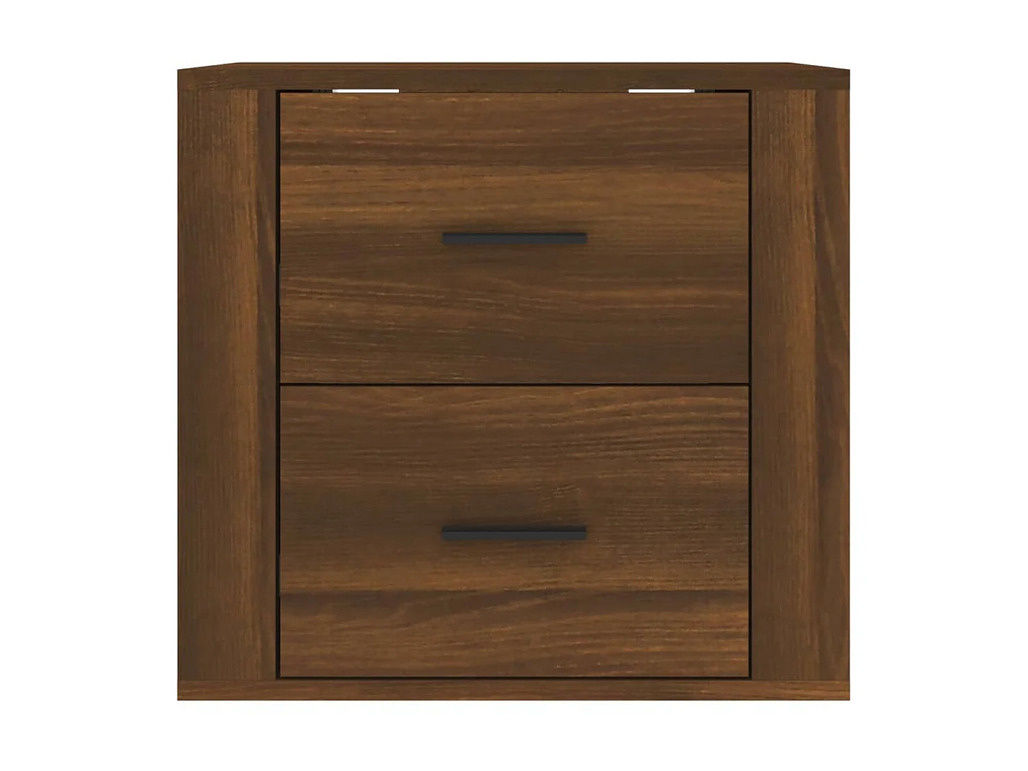 Wand-Nachttisch Nachtschrank Braun Eichen-Optik 50x36x47 cm -RN49263