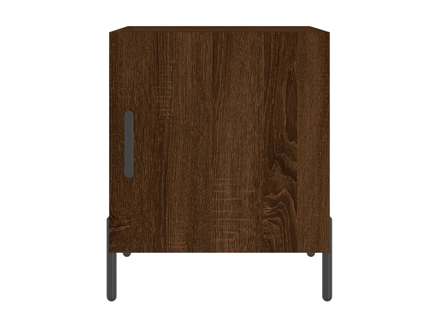 2er-Set Nachttische Nachtschrank Braun Eichen-Optik 40x40x50 cm Holzwerkstoff -RN87572