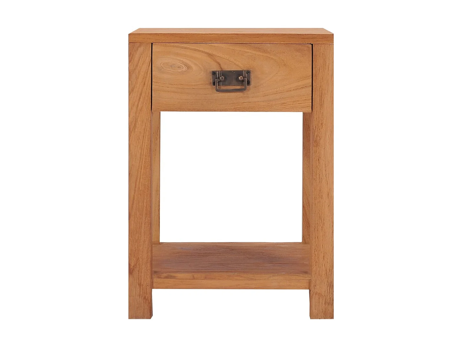 Nachttisch Nachtschrank 35x35x50 cm Massivholz Teak -RN27243