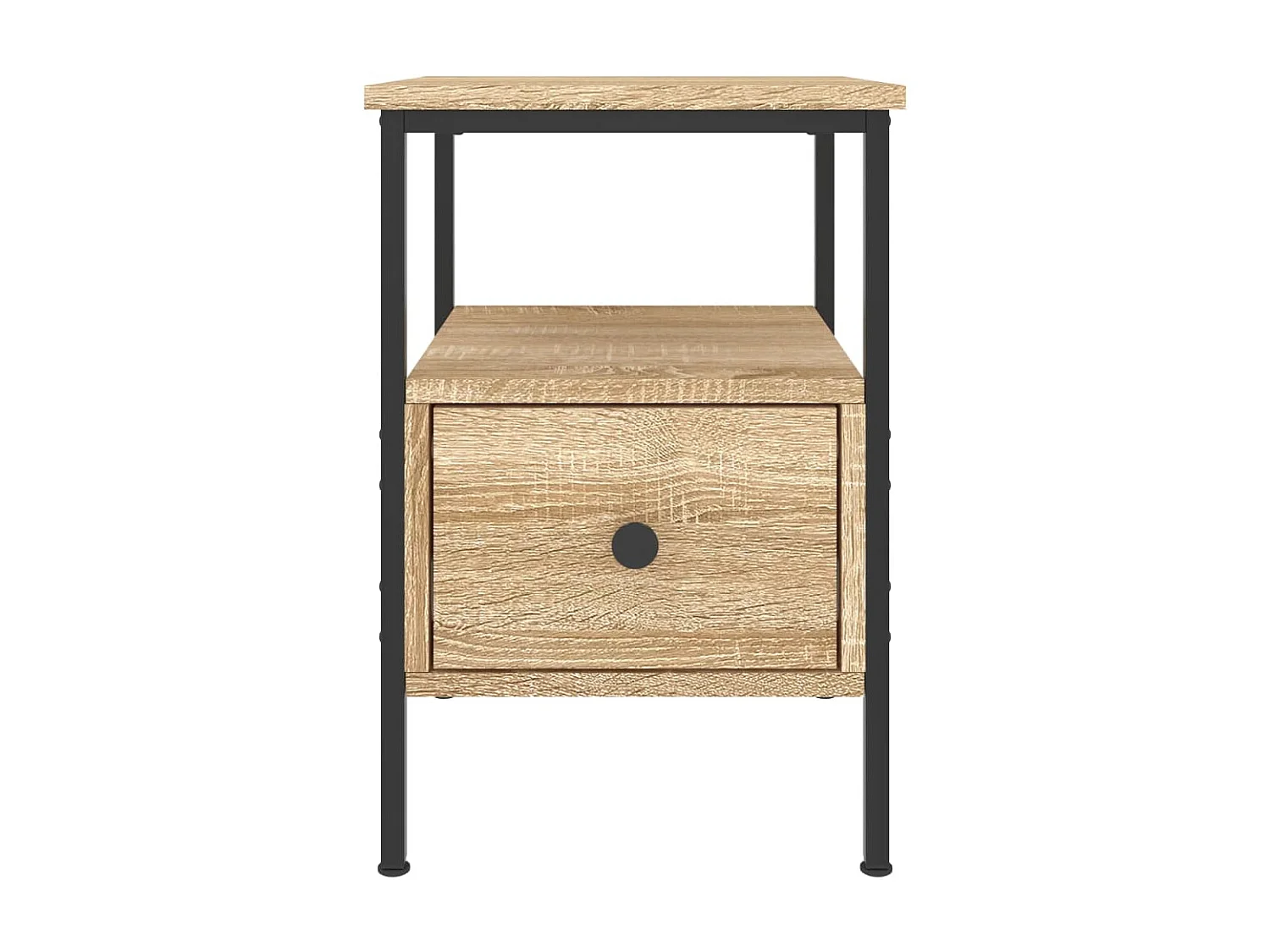 2er-Set Nachttische Nachtschrank Sonoma-Eiche 34x36x50 cm Holzwerkstoff -RN87300