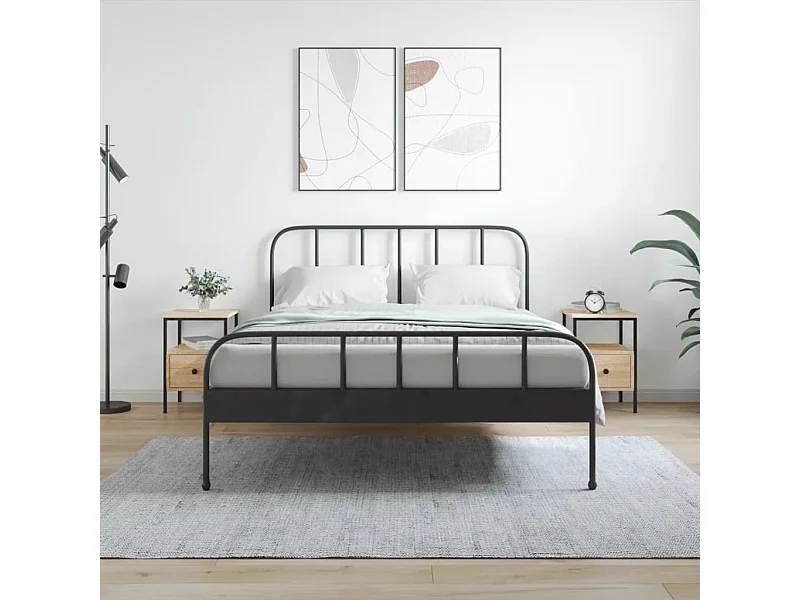 2er-Set Nachttische Nachtschrank Sonoma-Eiche 34x36x50 cm Holzwerkstoff -RN87300