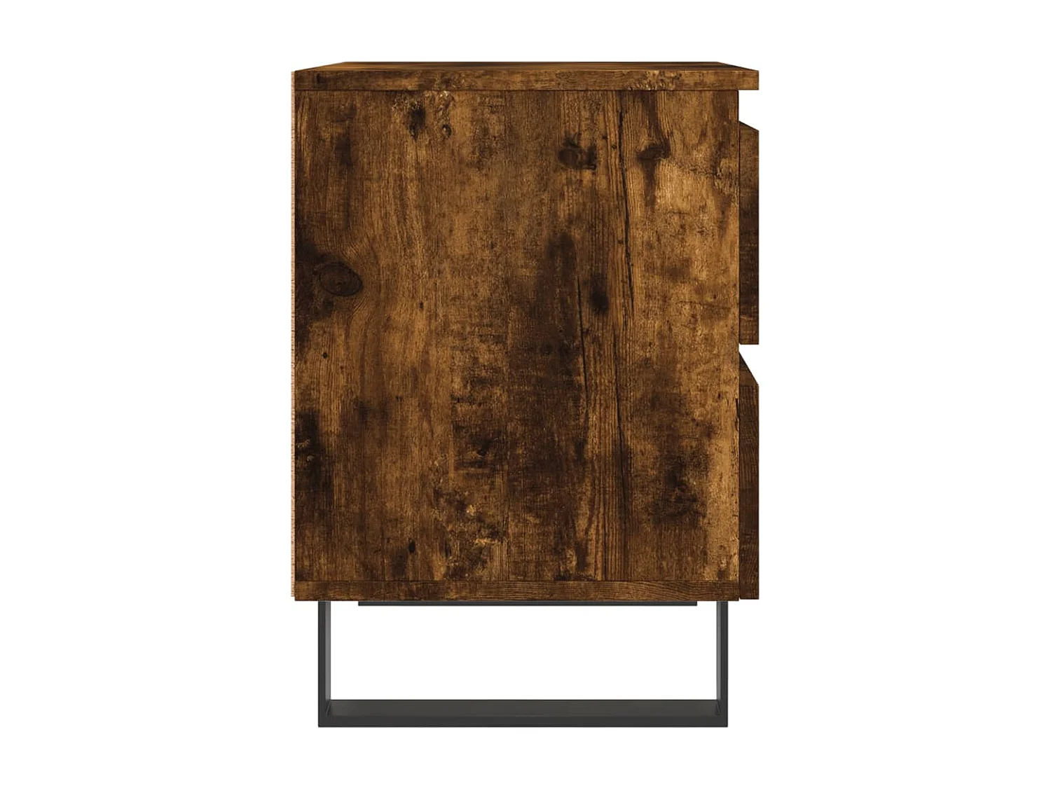 Nachttisch Nachtschrank Räuchereiche 40x35x50 cm Holzwerkstoff -RN82623