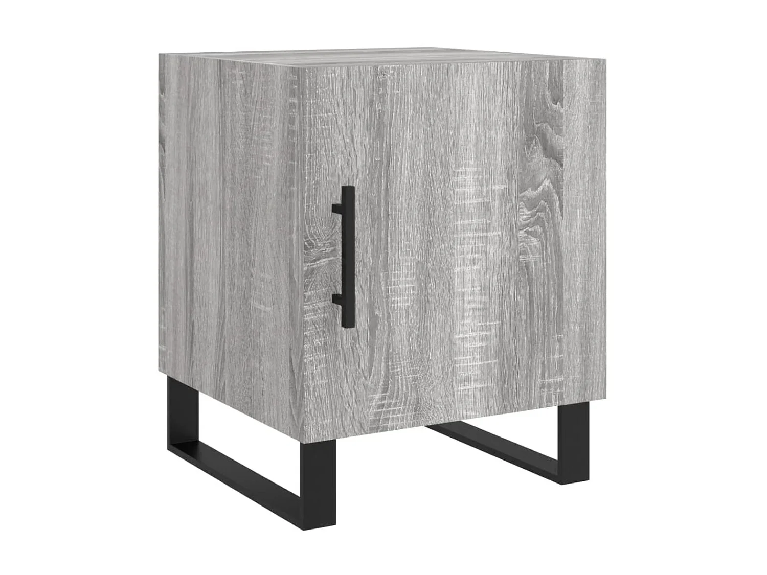 2er-Set Nachttische Nachtschrank Grau Sonoma 40x40x50 cm Holzwerkstoff -RN81441