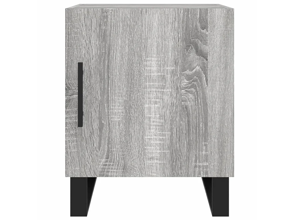 2er-Set Nachttische Nachtschrank Grau Sonoma 40x40x50 cm Holzwerkstoff -RN81441