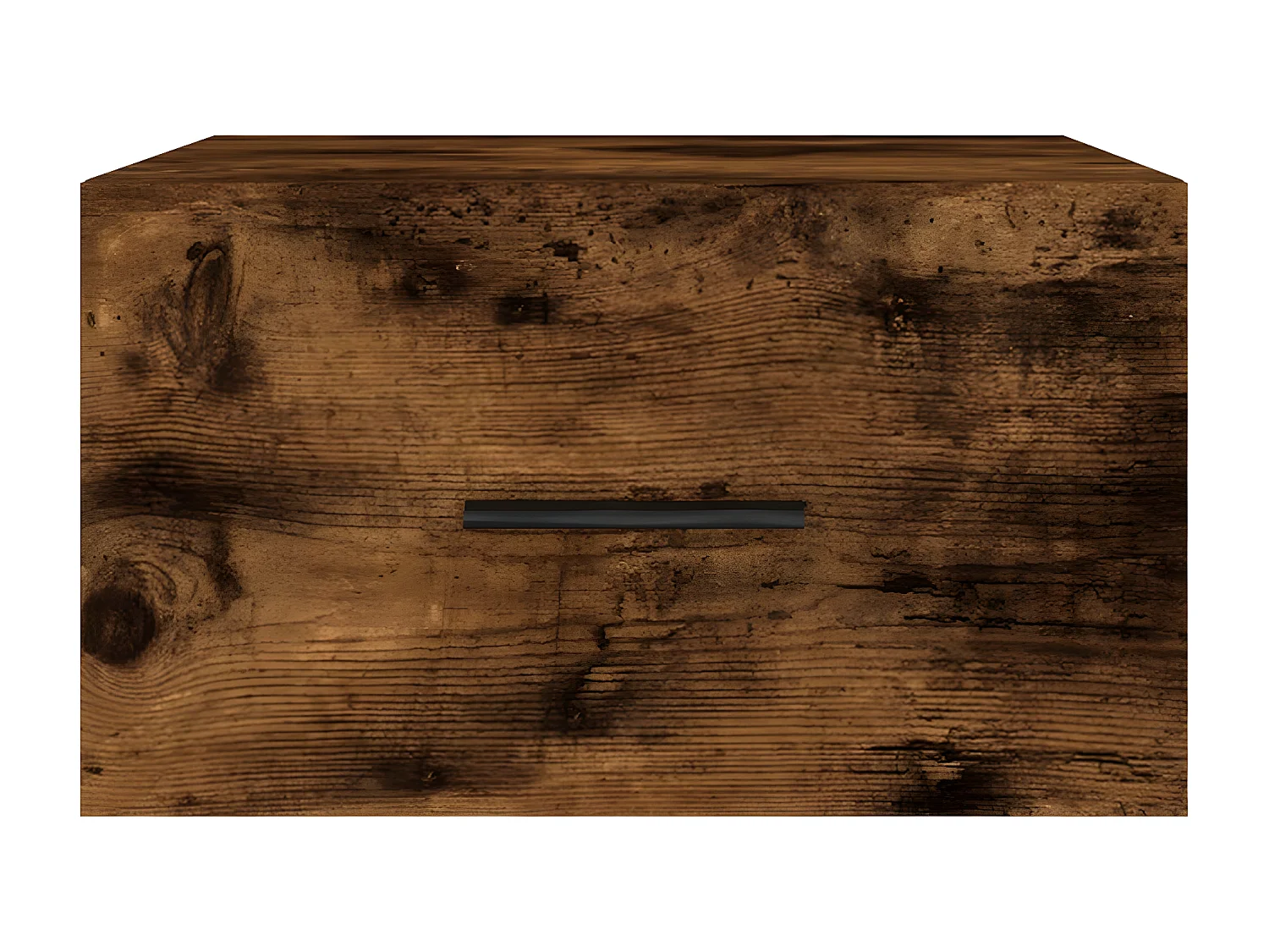 Wand-Nachttisch Nachtschrank Räuchereiche 35x35x20 cm -RN76096