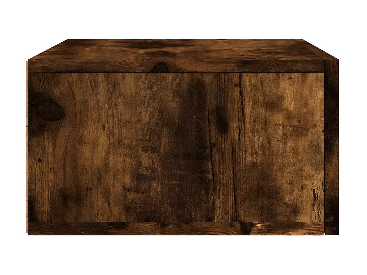 Wand-Nachttisch Nachtschrank Räuchereiche 35x35x20 cm -RN76096