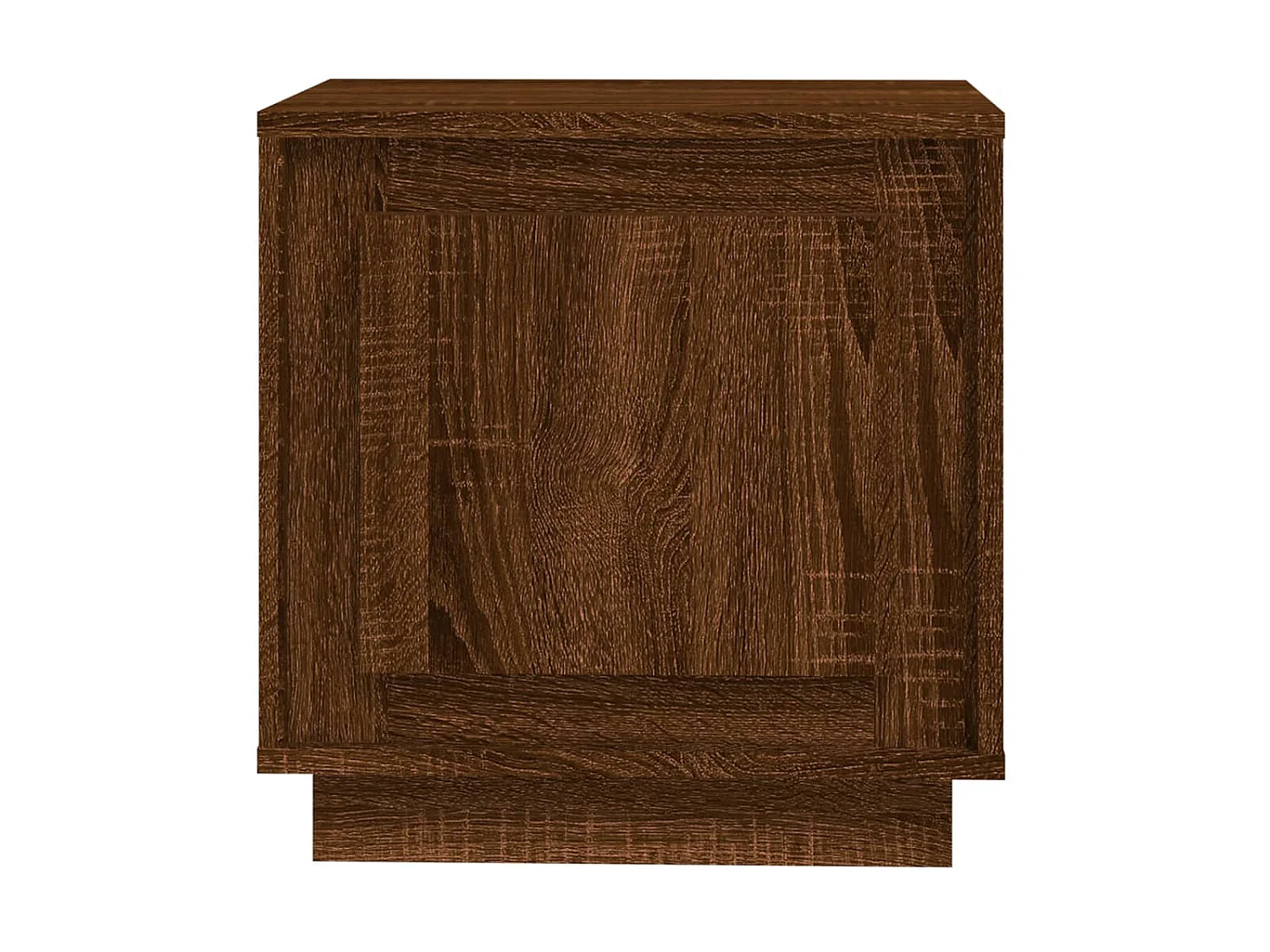 2er-Set Nachttische Nachtschrank Braun Eichen-Optik 44x35x45 cm Holzwerkstoff -RN22649